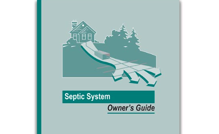 Screenshot of septic system owners guide