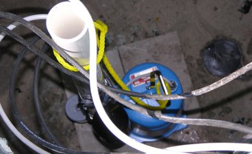 Wires on a septic system